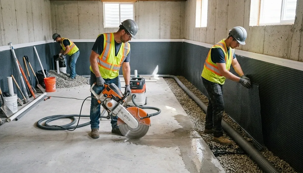 Basement Waterproofing Image 1