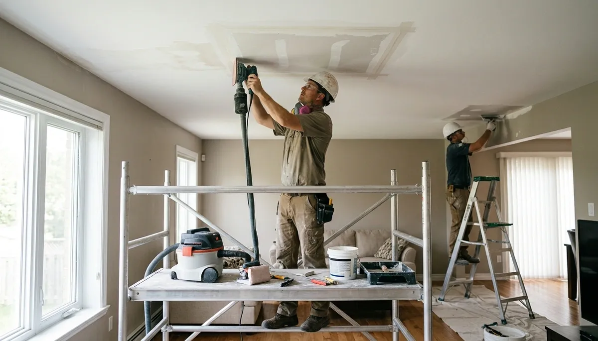 Ceiling Water Damage Repair Image 2